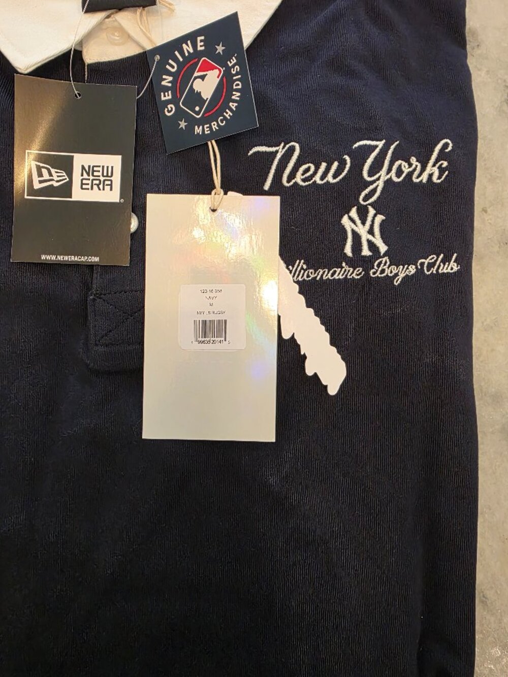 New Billionaire Boys Club x NY Yankees Rugby Shirt - Picture 6 of 7